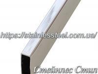 Stainless pipe profile 60Х20Х1,5 AISI 201 (600 grit)