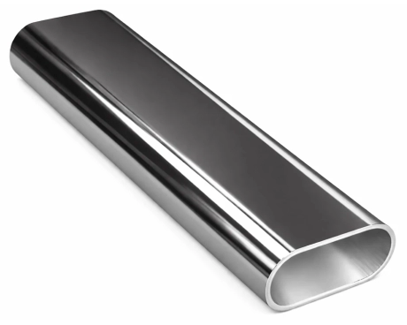 Pipe stainless steel oval 40X20X1,2 (600 grit)