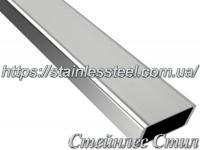 Stainless pipe profile 60Х40Х2 AISI 201 (600 grit)