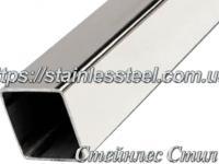 Труба нержавіюча профільна 100Х100Х2 AISI 304 (дзеркальна)