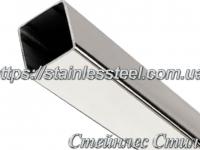 Stainless pipe profile 25Х25Х1,2 AISI 304 (mirror)