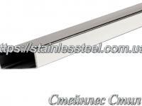 Stainless pipe profile 30Х10Х1,2 AISI 304 (mirror)