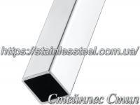 Stainless pipe profile 40Х40Х2 AISI 304 (mirror)