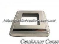 Cover stainless steel square 30X30 mm AISI 304