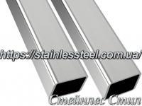 Stainless pipe profile 80Х60Х2 AISI 201 (600 grit)