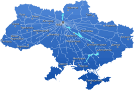 MAP OF UKRAINE MAP OF UKRAINE
