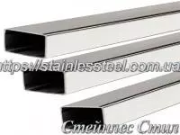 Stainless pipe profile 20Х10Х1,5 AISI 304 (mirror)