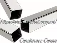 Stainless pipe profile 40Х40Х1,5 AISI 201 (600 grit)