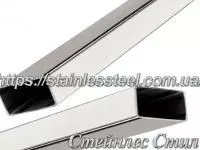 Stainless pipe profile 50Х25Х1,5 AISI 201 (600 grit)