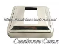 Cover stainless steel square 40Х20 mm AISI 304
