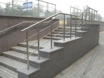 Stainless steel pipe for stair railing